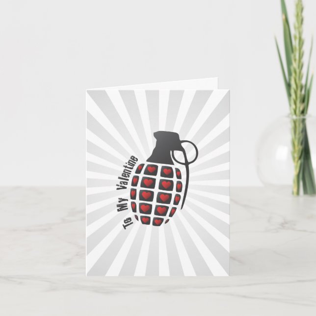 Love Grenade Karte (Vorderseite)
