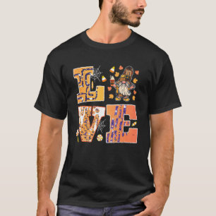 Love Halloween Gnome Crew Candy Eater Ghost Gnomes T-Shirt