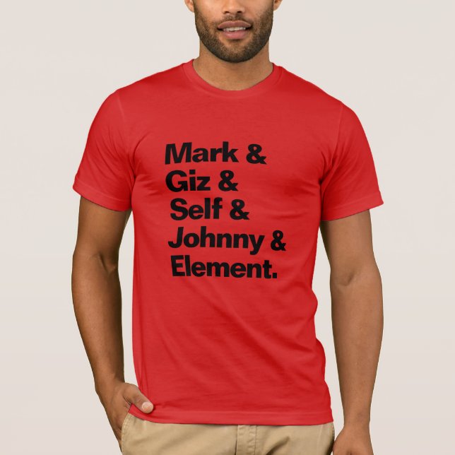 Love/Hate Starting 5 T-Shirt (Vorderseite)