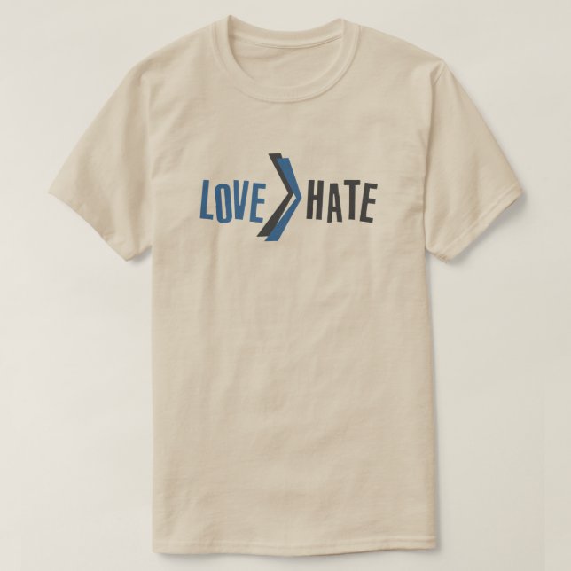 Love Hate T shirt Collection (Design vorne)