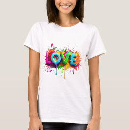 Love Heart Aesthetic Girl T-Shirt 💕