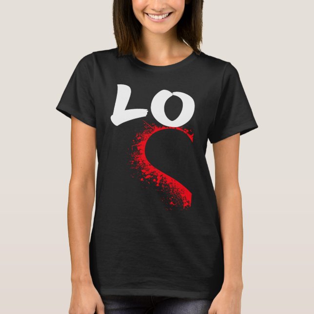 Love Heart half for Pair Couple  Combination T-Shirt (Vorderseite)