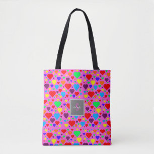 Love Hearts auf Rosa