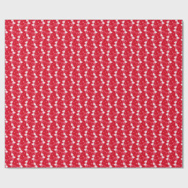 Love Hearts Doddles, Red, Wrapping Paper Geschenkpapier