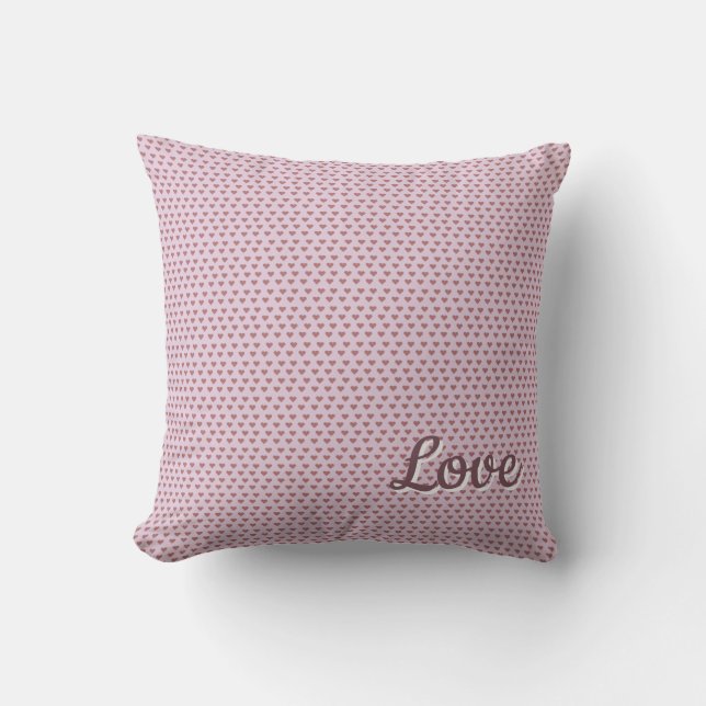 Love Hearts Kissen (Vorderseite)