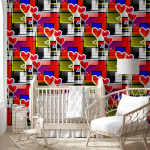 Love Hearts - Nahtloses Muster 10 Tapete