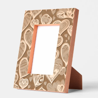 Love Hearts Photo Display for Couples Geätzte Rahmen