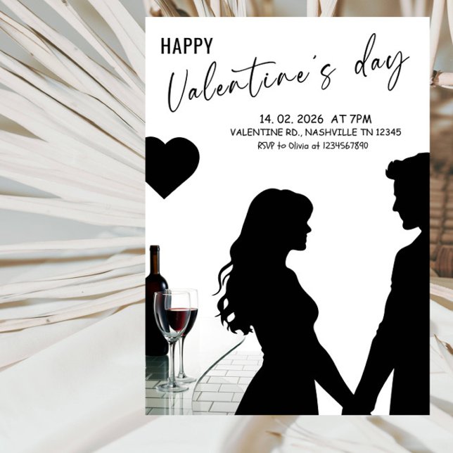 Love & Hearts Valentine’s Celebration Party Einladung (Von Creator hochgeladen)