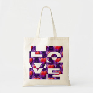 LOVE-Herzen Tragetasche