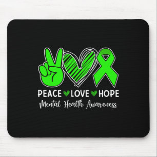 Love Hope - Monat der Bewusstseinsbildung für psyc Mousepad