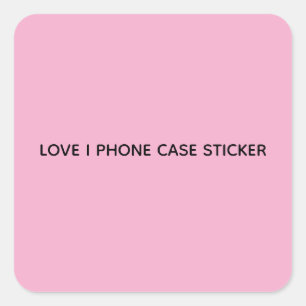 LOVE I PHONETASCHE STICKER VON IGOR