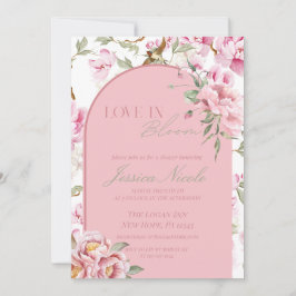 Love In Bloom Bridal Shower Invitation Einladung