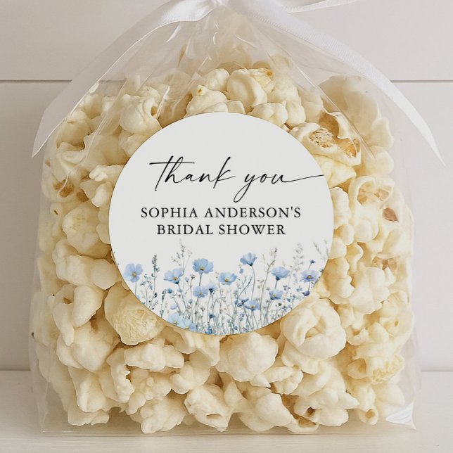 Love in Bloom Bridal Shower Round Favor Stickers (Von Creator hochgeladen)