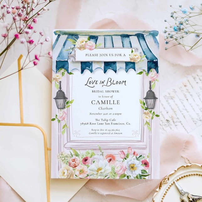 Love in Bloom Garden Bridal Shower Invitation Einladung (Love in Bloom Garden Bridal shower Invitation)