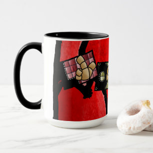 LOVE in Gebärdensprache – Herz Kissen Tasse