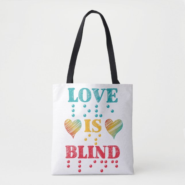 Love Is Blind Braille Hearts (Vorderseite)