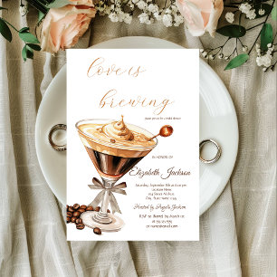 Love is Brewing Espresso Martini Glitter Drips Einladung