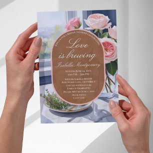 Love Is Brewing Morning Latte Brautparty Einladung