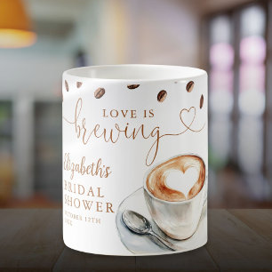 Love Is Brewing Thema Junggesellinnenabschied Kaffeetasse