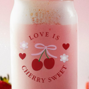 Love Is Cherry Sweet Brautparty Dosenglas