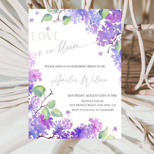 Love Is in Bloom Bridal Shower-Floral Garden Theme Einladung (Von Creator hochgeladen)