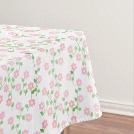 Love Is In Bloom Pink Floral Bridal Shower Tischdecke