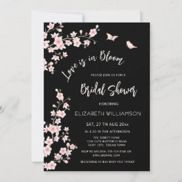 Love Is In Bloom | QR Code Registry Bridal Shower Einladung