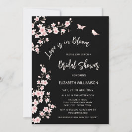 Love Is In Bloom | QR Code Registry Bridal Shower Einladung