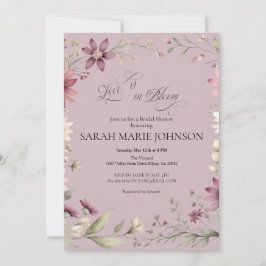 Love is in Bloom Spring Floral Bridal Shower Einladung