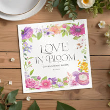 Love is in Bloom | Watercolor Floral Bridal Shower