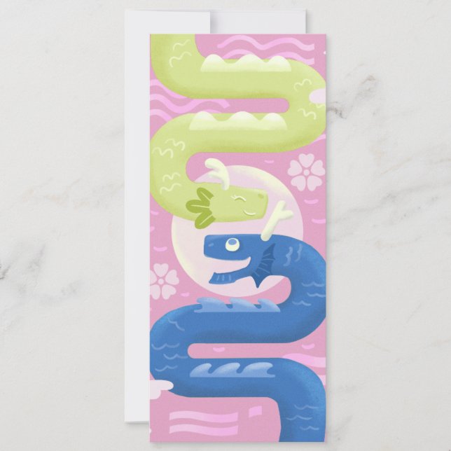 Love Is In The  Air - Funky Cute Style Einladung (Vorderseite)