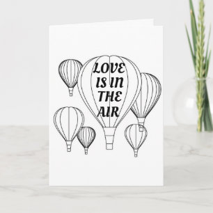 **LOVE** IS IN THE AIR **ON OUR ANNIVERSARY** CARD KARTE