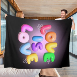 Love Is Love 3D Regenbogen-Stolz-Fleece-Decke Fleecedecke