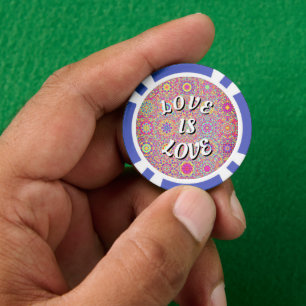 Love Is Love Pride Auto-Duftspender Pokerchips