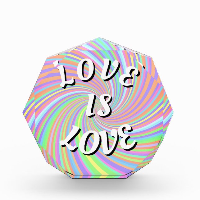 Love Is Love Pride  Fotoblock (Vorderseite)