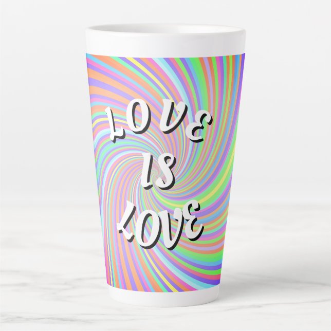 Love Is Love Pride  Milchtasse (Vorderseite)
