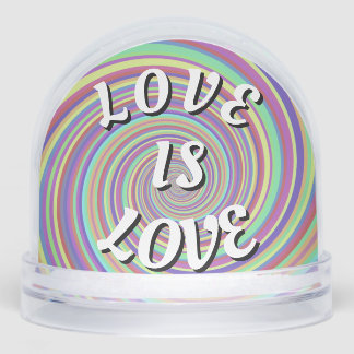 Love Is Love Pride Phone Ring Stand Schneekugeln