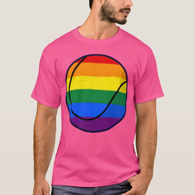 Love Is Love Pride Rainbowennis girl T-Shirt (Vorderseite)