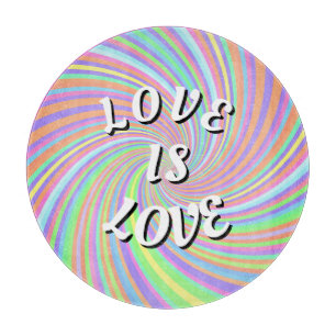 Love Is Love Pride Schneidebrett