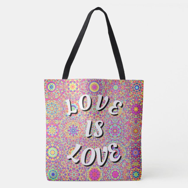 Love Is Love Pride-Tasche (Vorderseite)