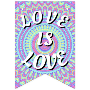 Love Is Love Pride Wimpelkette