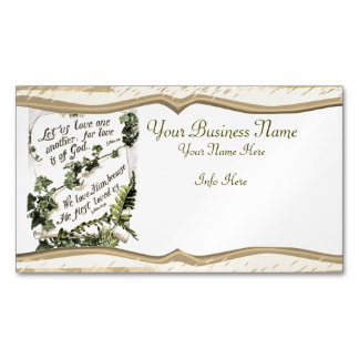 Love Is Of God Magnetische Visitenkarte