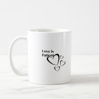 Love Is Patient Calm Aesthetic Kaffeetasse