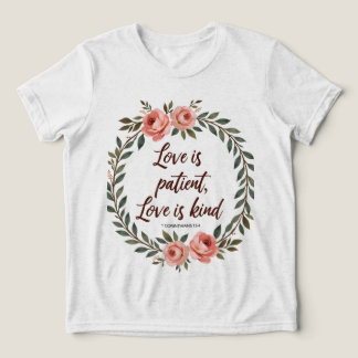 Love Is Patient, Love Is Kind Bible Tee