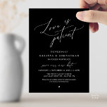 “Love Is Patient” Wedding Change the date announce Einladung<br><div class="desc">Share your updated wedding plans with grace using this elegant wedding postponement announcement card. Featuring the heartfelt phrase “Love Is Patient” in flowing calligraphy paired with refined minimalist typography, this design offers a beautiful and thoughtful way to inform guests of your new celebration date. Perfect for couples who appreciate timeless,...</div>