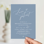 “Love Is Patient” Wedding Change the date announce Einladung<br><div class="desc">Share your updated wedding plans with grace using this elegant wedding postponement announcement card. Featuring the heartfelt phrase “Love Is Patient” in flowing calligraphy paired with refined minimalist typography, this design offers a beautiful and thoughtful way to inform guests of your new celebration date. Perfect for couples who appreciate timeless,...</div>