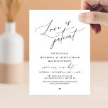 “Love Is Patient” Wedding Postpone Announcement Einladung<br><div class="desc">Share your updated wedding plans with grace using this elegant wedding postponement announcement card. Featuring the heartfelt phrase “Love Is Patient” in flowing calligraphy paired with refined minimalist typography, this design offers a beautiful and thoughtful way to inform guests of your new celebration date. Perfect for couples who appreciate timeless,...</div>