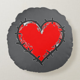 Love is rundes kissen