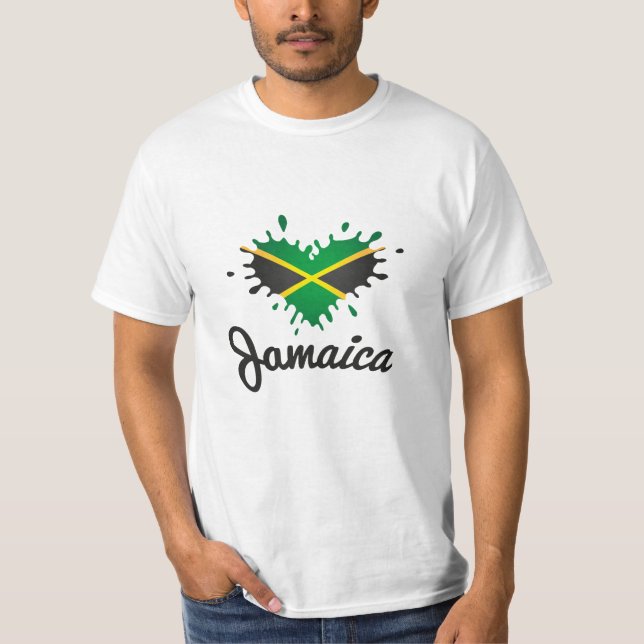 Love Jamaica - Proud Jamaicans - Boys Shirt (Vorderseite)