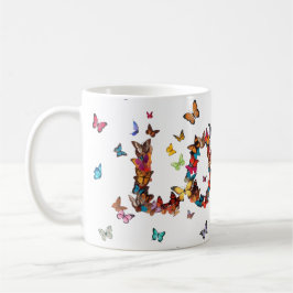 LOVE Joy Butterflies | Inspirational Motivational Kaffeetasse